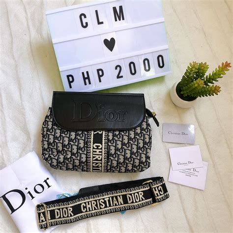 christian dior sling bag.